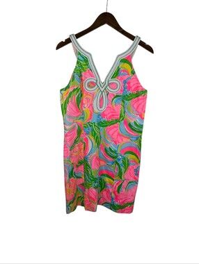 Lilly Pulitzer Tessa Shift Dress So A Peeling Resort Tropical Vacation Size 6
